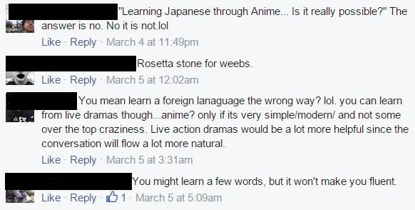 japanese through anime