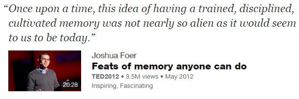 feats of memory anyone can do